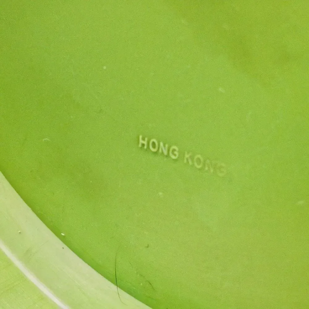 Vintage Chinoiserie Plastic Ice Bucket